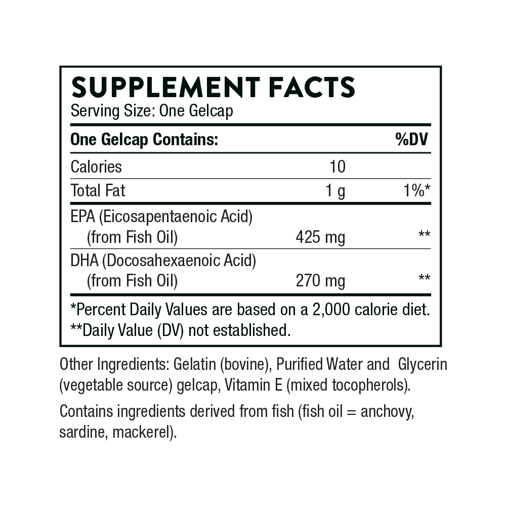 Super EPA 425 mg EPA and 270 mg DHA