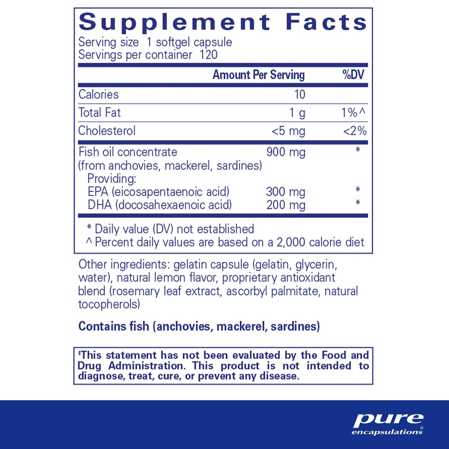 EPA/DHA with lemon