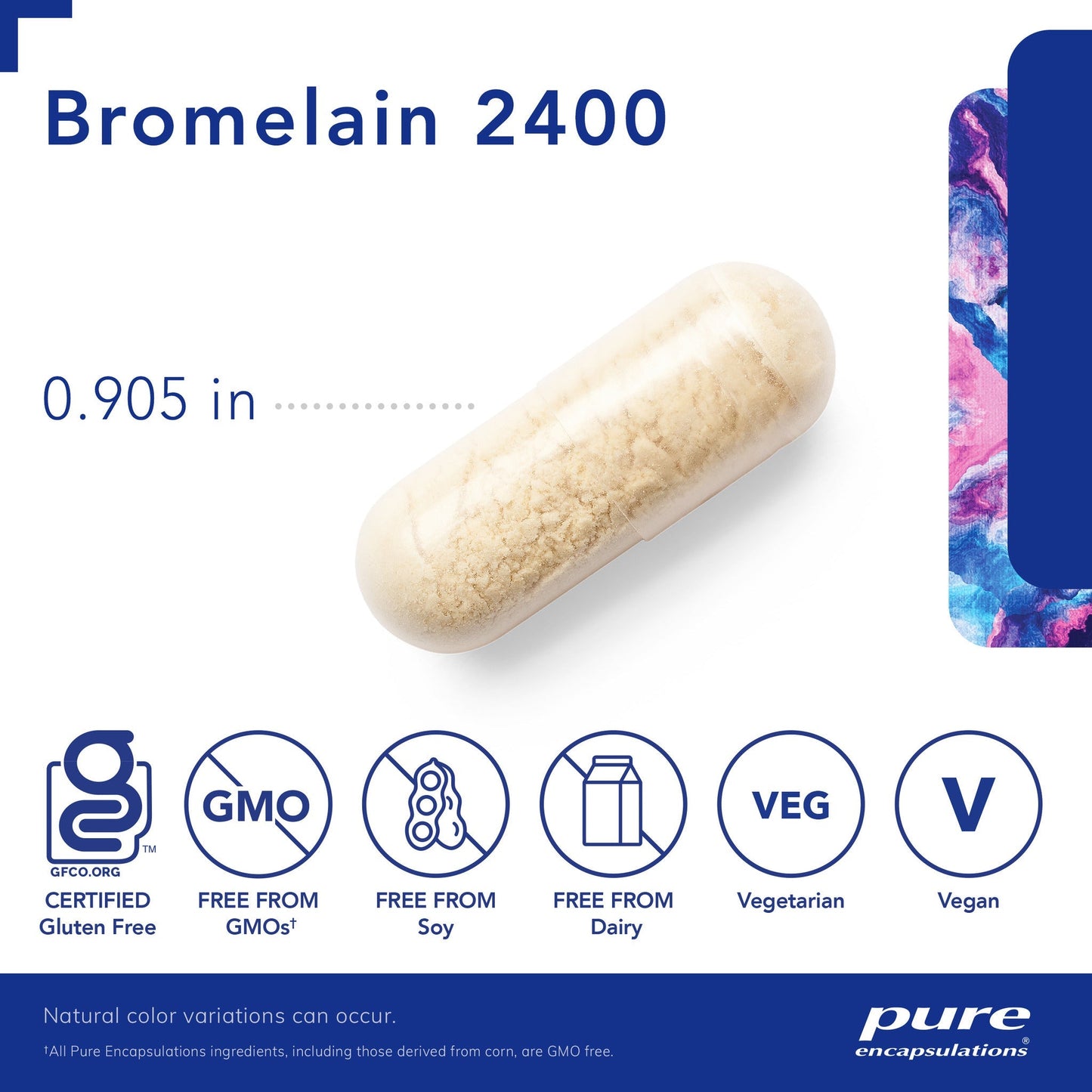 Bromelain 2400 500 mg.
